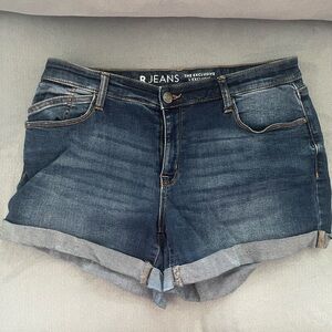 R Jeans The Exclusive Cuffed Jean Shorts Size 30